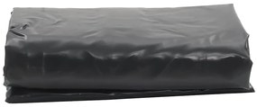 vidaXL Μουσαμάς Μαύρο 1 x 2,5 μ. 650 γρ./μ²