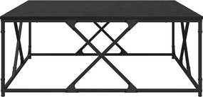 vidaXL Τραπεζάκι σαλονιού Μαύρη Οξυά 100 x 100 x 40 cm