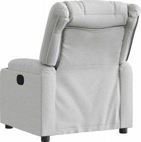 vidaXL Ανακλινόμενη καρέκλα Γκρι σύννεφο Ύφασμα