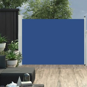 vidaXL Σκίαστρο Πλαϊνό Συρόμενο Βεράντας Μπλε 100 x 500 εκ.