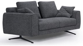 Detroit 2-Seater Sofa Dark Grey