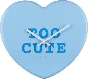 Ρολόι Τοίχου (27x6x30) Karlsson Heart Candy Soft Blue