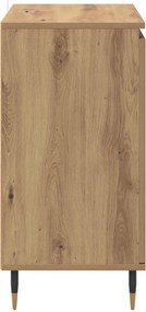 vidaXL Πλαϊνό γραφείο Artisan Oak 60 x 35 x 70 cm Επεξεργασμένο Ξύλο