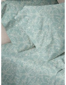 Παπλωματοθήκη Menta Εμπριμέ 020 Aqua Μονή (170x250)