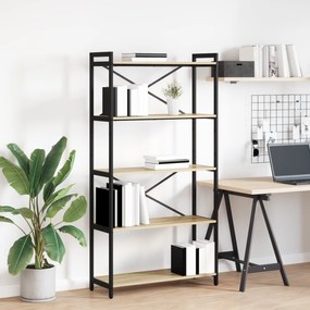 vidaXL Βιβλιοθήκη Sonoma Δρυς 80 x 30 x 153 εκ Επεξεργασμένο ξύλο