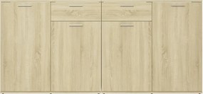 vidaXL Μπουφές Sonoma Δρυς 160 x 36 x 75 εκ. από Επεξ. Ξύλο