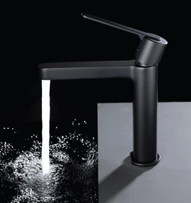 Orabella Marea 10321 Black Matt - Μπαταρία νιπτήρα