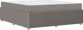 vidaXL Σκελετός Κρεβατιού Taupe 180 x 200 cm ύφασμα