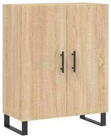 vidaXL Ντουλάπι Sonoma δρυς 69,5 x 34 x 180 εκ. από Επεξεργασμένο Ξύλο