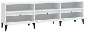 vidaXL Έπιπλο Τηλεόρασης Λευκό 150x30x44,5 εκ. Επεξεργασμένο Ξύλο