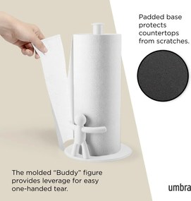 Λευκή Βάση Ρολού Χαρτιού Κουζίνας Umbra Buddy 1019271-660
