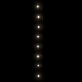 vidaXL Λαμπάκια LED Εσωτερικού/Εξωτερικού Χώρου 2000 Ψυχρό Λευκό 200 μ