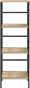vidaXL Ράφι Βιβλίων Δρύς Sonoma 40 x 29,5 x 115 εκ Επεξεργασμένο ξύλο
