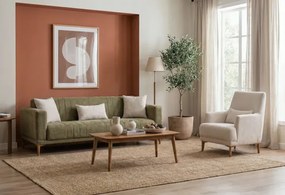 Stewehome Σετ καναπέ για σαλόνι σε αποχρώσεις πέτρας και ανθρακί