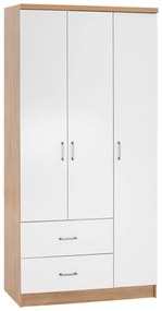 ΝΤΟΥΛΑΠΑ 3ΦΥΛΛΗ ME 2 ΣΥΡΤΑΡΙΑ CAESAR HM340.06 SONAMA - ΛΕΥΚO 89x42,5x181 εκ. (1 Τεμμάχια)