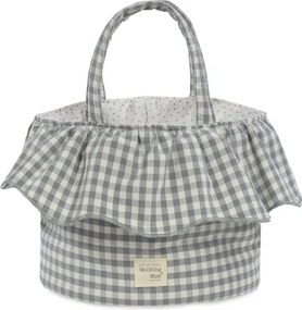 Καλάθι Οργάνωσης Praline Vichy Matcha Walking Mum 22x16x22 εκ.