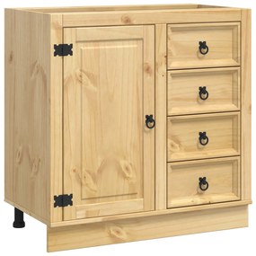 vidaXL Ντουλαπιού (Cabinet) SKI Μέλι Καφέ 80 x 46 x 81 εκ