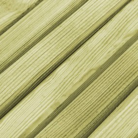 vidaXL Τραπεζαρία Κήπου 170 x 75,5 x 77 εκ. Εμποτισμένο Ξύλο Πεύκου