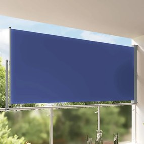 vidaXL Σκίαστρο Πλαϊνό Συρόμενο Βεράντας Μπλε 160 x 300 εκ.
