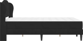 vidaXL Σκελετός Κρεβατιού 2 τμχ. Μαύρο 120 x 190 cm Βελούδο