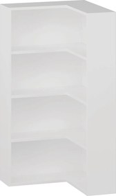 Βιβλιοθήκη Λευκό AGUN 60x20x118
