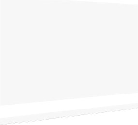 vidaXL Ύφασμα αντικατάστασης τέντας Λευκό 480 x 345 εκ. Πολυεστέρας
