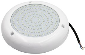 Adeleq Φωτιστικό Πισίνας PC LED Λάμπα Ρητίνης 24W 24VDC IP68 RGB Με 2 Καλώδια Για Controller 3-44 3-333324291