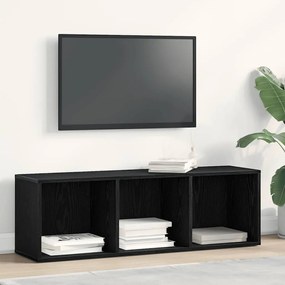 vidaXL Βιβλιοθήκη Μαύρη Δρυς 36x30x114 εκ. από Τεχνητό Ξύλο