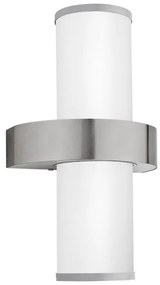 Απλίκα Beverly ατσάλι ασημί λευκό γυαλί Eglo-86541-Inox 86541