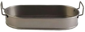 Δίσκος Σερβιρίσματος Οβάλ TEM205 36x19x5cm Olive Espiel Metal