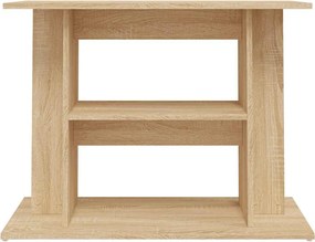 vidaXL Βάση Ενυδρείου Sonoma Δρυς 80x35x60 εκ. από Επεξεργασμένο Ξύλο