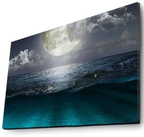 Πίνακας Καμβάς Με Φως Led 239SHN3280 70x45cm Multi Wallity Οριζόντιοι Ξύλο, Καμβάς