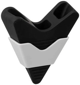 Σετ με 2 πλαστικές σφήνες πόρτας 5five με βάση και διαστάσεις 8.5x10.3x3.3cm