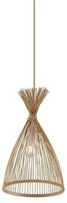 Φωτιστικό Οροφής TF661P30BO 1ΧΕ27 D30XH154 Natural Aca Decor Bamboo