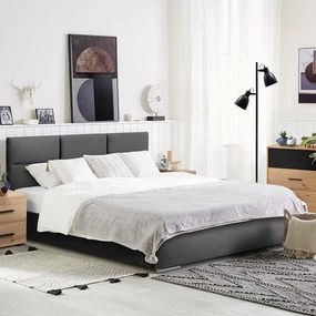 Επενδυμένο Κρεβάτι Berlin Fylliana Γκρί Διπλό 160x200 εκ. 175x212x115 εκ.