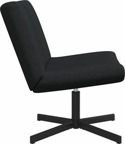 vidaXL Περιστρεφόμενη καρέκλα Μαύρο 63 x 75 x 76 εκ ύφασμα