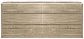 Συρταριέρα Kuanger mdf σε φυσική απόχρωση 120x40x70εκ 120x40x70 εκ.
