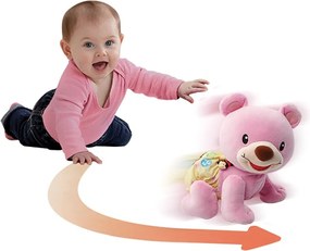 Αρκουδάκι Vtech Baby Bear, 1,2,3 Follow Me Μουσικό Ροζ