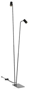 Φωτιστικό Δαπέδου Mono 7718 2xGU10 10W 212cm Black-Gold Nowodvorski Metal, Plastic