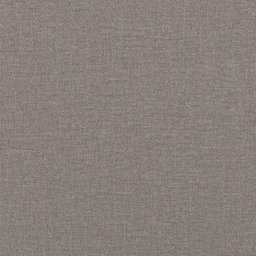 Καναπές Κρεβάτι Συρόμενος Taupe 90x200 εκ. Ύφασμα &amp; Συρτάρια - Μπεζ-Γκρι