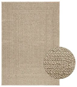 Χαλί ZIZUR Μπεζ Όψη Γιούτας Εσωτ. & Εξωτ. Χώρου 120 x 170 εκ.