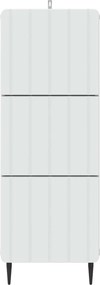 vidaXL Ντουλάπι με Συρτάρια Λευκό 33 x 34,5 x 92 εκ.