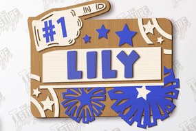 Intra απο ξύλο plywood 3mm-4mm πάχος Σήμα μαζορέτα | Εξατομικευμένη επιγραφή Δίασταση 30x20 cm INTRAFABR-118746286