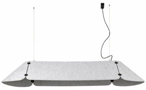 Φωτιστικό Οροφής Κρεμαστό Fonovia 20109 25W 4000K 1900lm 1560cm Grey Faro Barcelona
