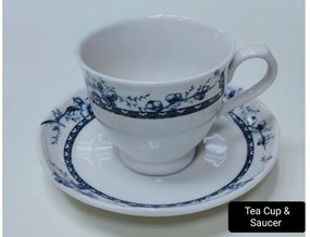 Φλιτζάνι Καφέ Σετ 6τμχ Πορσελάνης 100ml Tiffany Blue Oriana Ferelli PR24324B09