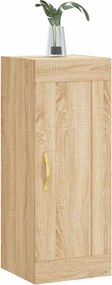 vidaXL Ντουλάπι Τοίχου Sonoma Δρυς 34,5 x 34 x 90 εκ. Επεξεργ. Ξύλο