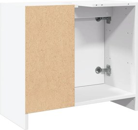 vidaXL Ντουλάπι Νιπτήρα Λευκό 63x29x55 εκ. Επεξ. Ξύλο