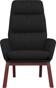vidaXL Πολυθρόνα Relax Μαύρη Υφασμάτινη