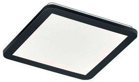 Φωτιστικό Οροφής - Πλαφονιέρα Camillus R62931832 18W Led 30x30x3cm Black Mat RL Lighting Πλαστικό