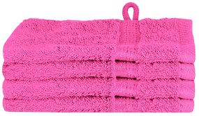 vidaXL Πετσέτες 4 pcs Ροζ 15 x 21 cm Βαμβάκι